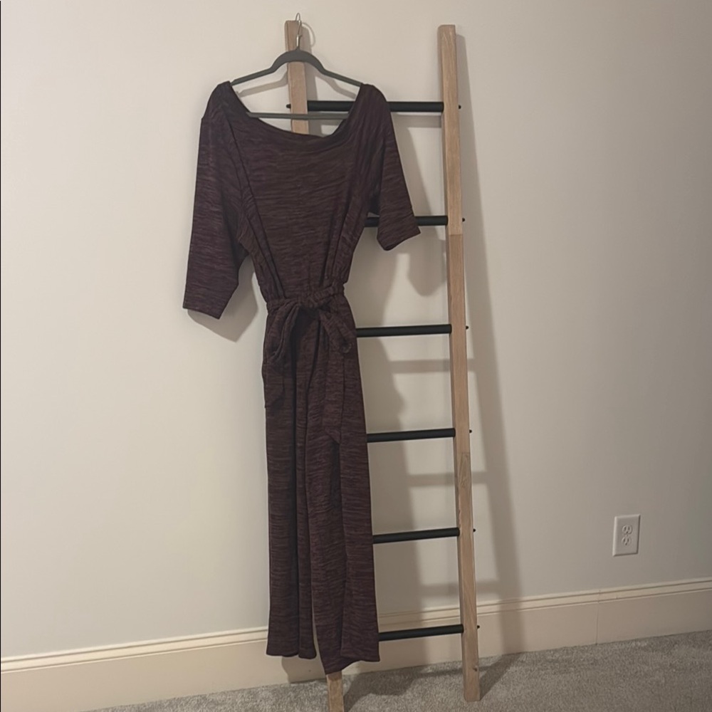 Elegant Maroon Jumpsuit